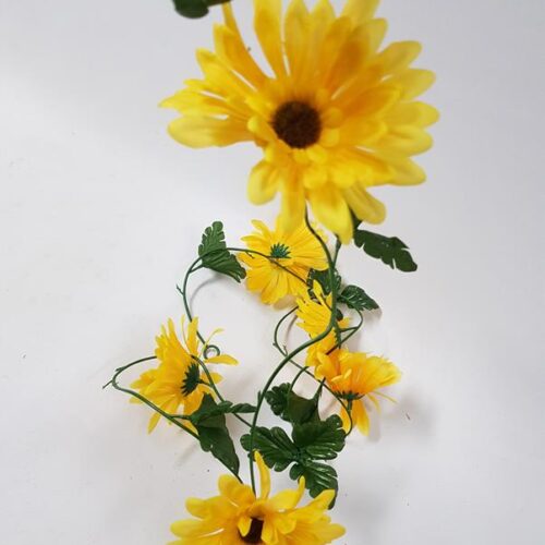 Artificial Daisy Chain Garland Yellow 180cm