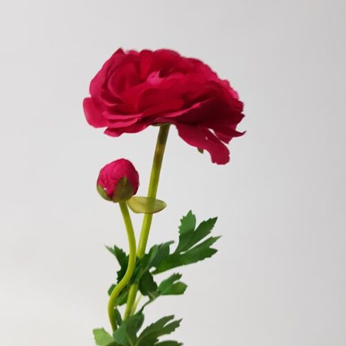 Artificial Ranunculus Hot Pink 50cm
