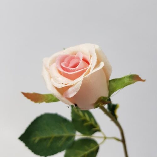 Artificial Rose Bud Lulu Pink 59cm