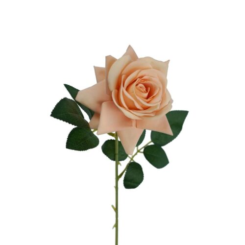 Artificial Rose Priscilla Peach 62cm