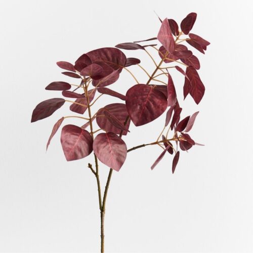 Artificial Smoke Bush Leaf Burgundy 75cm