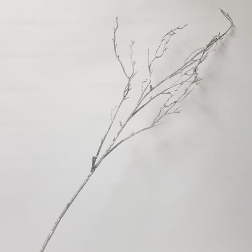 Artificial twig Silver 95cm