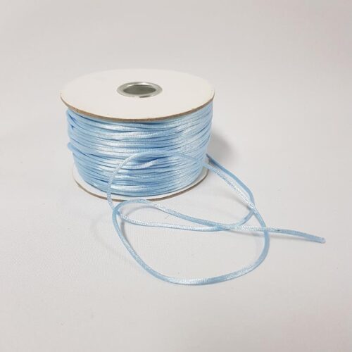 China Knot Cord 1mm Light Blue