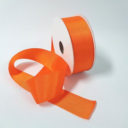 Grosgrain Ribbon 38mm Orange