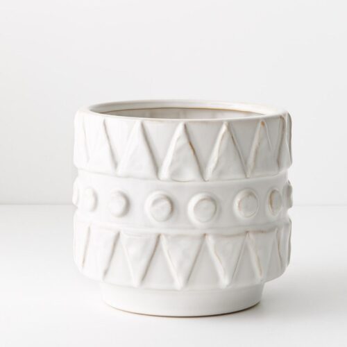 Jester Vase White 15.5cm