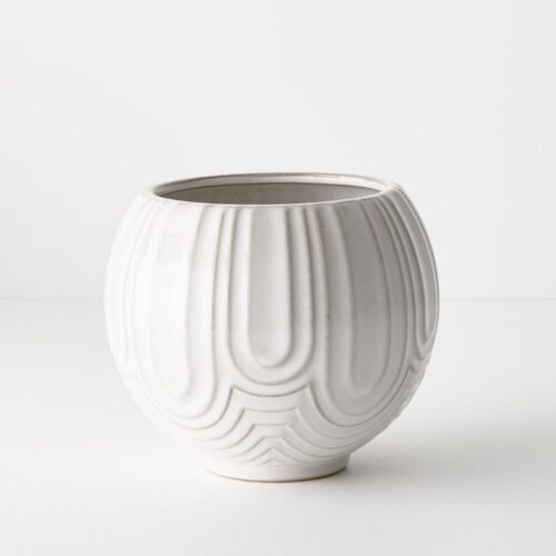 Vase Geo White 20cm