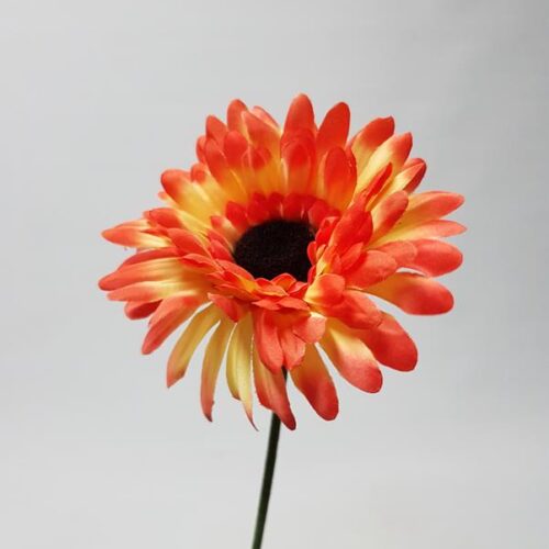 Artificial Gerbera Bright Orange