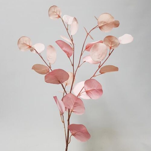 Coloured Eucalyptus Spray Pink 83cm