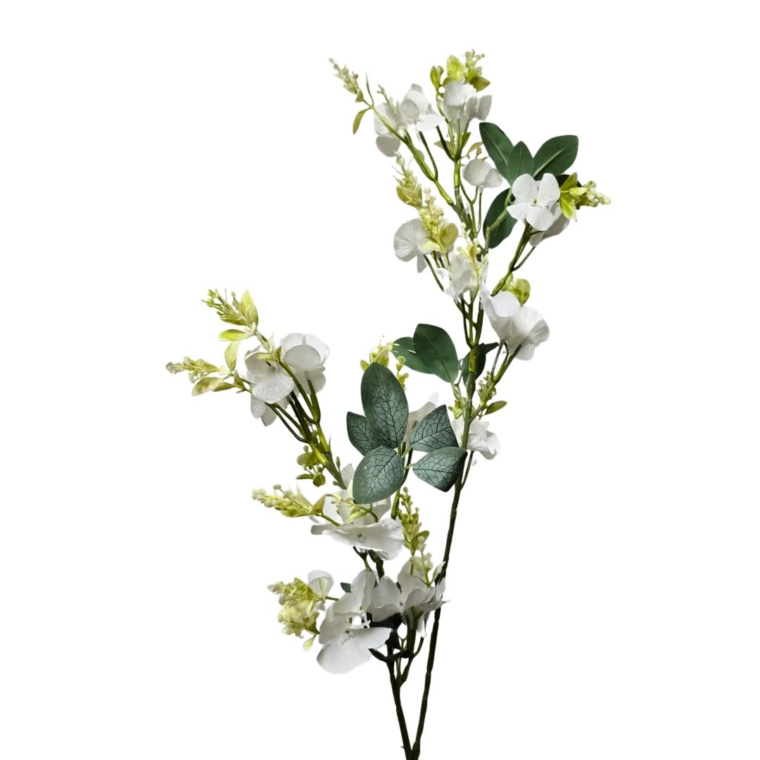 Artificial Catmint Spray White 95cm