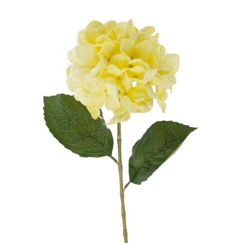 Artificial Hydrangea Adele Yellow 71cm
