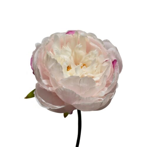 Artificial Peony Reeya Cream Pink 35cm