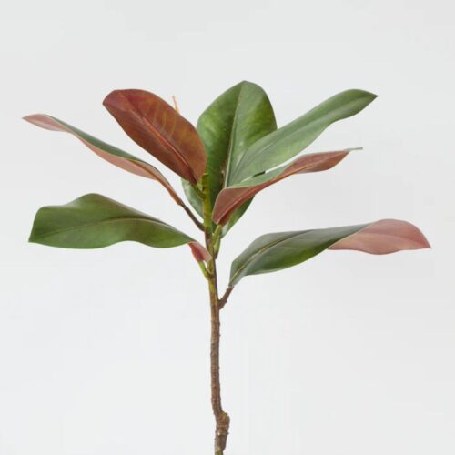 Artificial Magnolia Leaf Stem 40cm