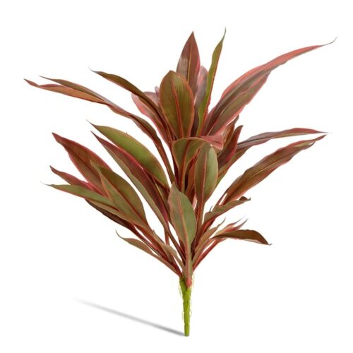 Artificial Dracaena Bush Red Green 48cm