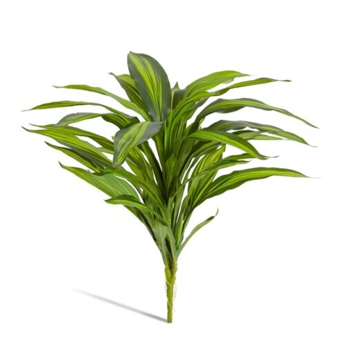 Artificial Dracaena Bush Yellow-Green 48cm