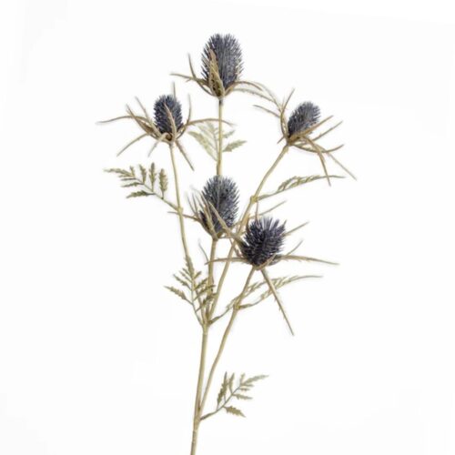 Scottish Thistle Spray Blue 75cm