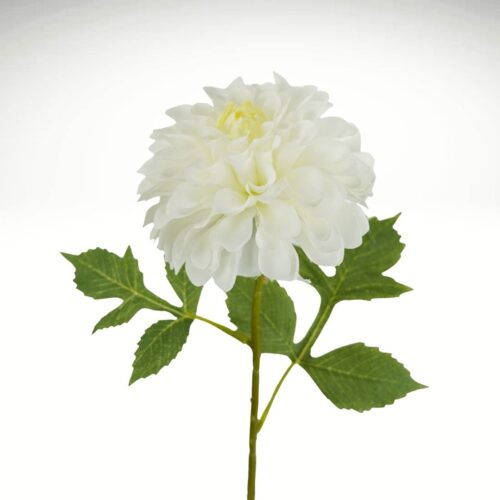 Artificial Marigold Flower White 49cm