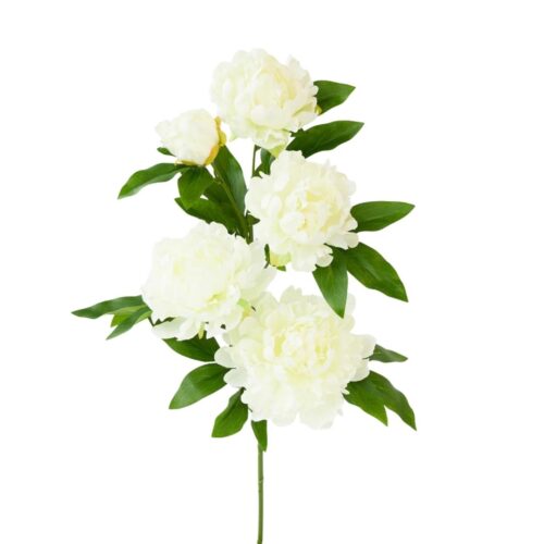 Peony Stem Brooksy White 90cm