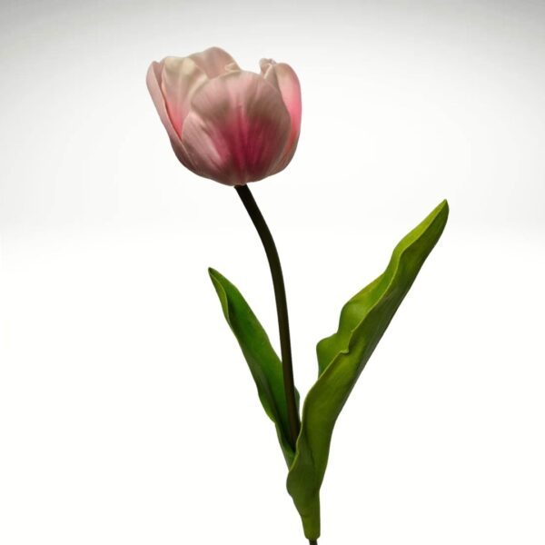 Artificial Real Touch Tulip Pink 40cm