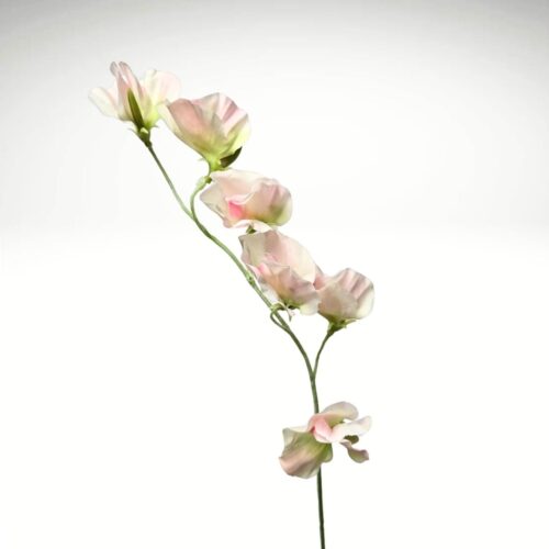 Artificial Sweet Pea Soft Pink 42cm