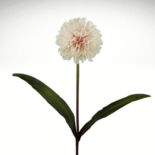 Chrysanthemum Pompom Cream Pink 72cm