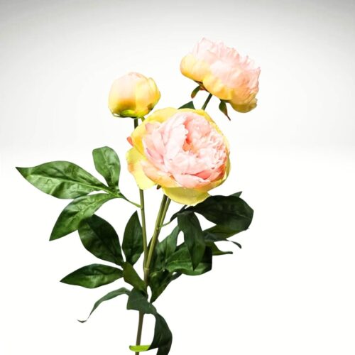 Peony Spray Loving Pink 75cm