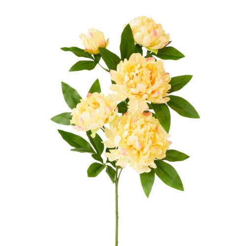 Peony Stem Brooksy Peach Pink 90cm