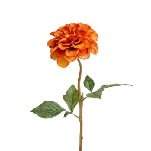 Artificial Dahlia zaylee Orange 57cm