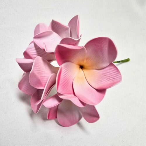 Artificial Frangipani Bunch Pink 25cm