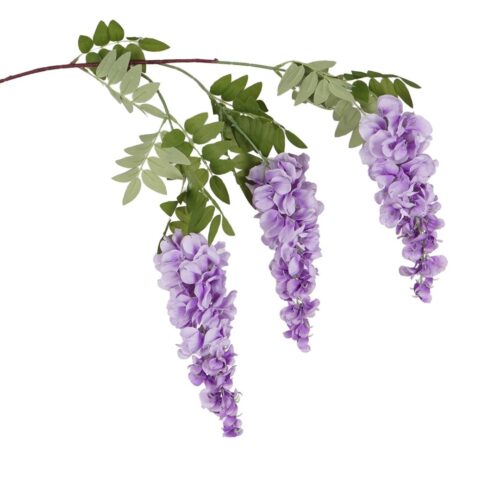 Artificial Hanging Wisteria Purple 110cm