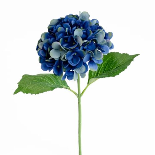 Artificial Hydrangea Harmony Deep Blue 43cm