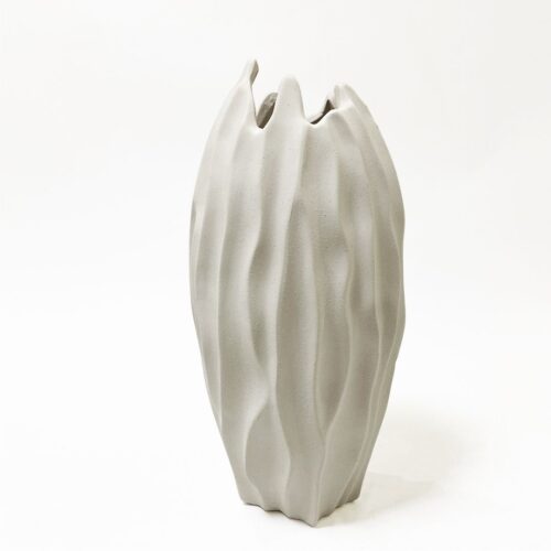 Coastal Ceramic Vase White 39cm