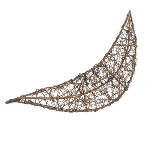 Rattan Moon Wall Hanger 80cm