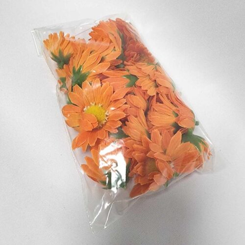 Small Daisy Heads (bag) Orange
