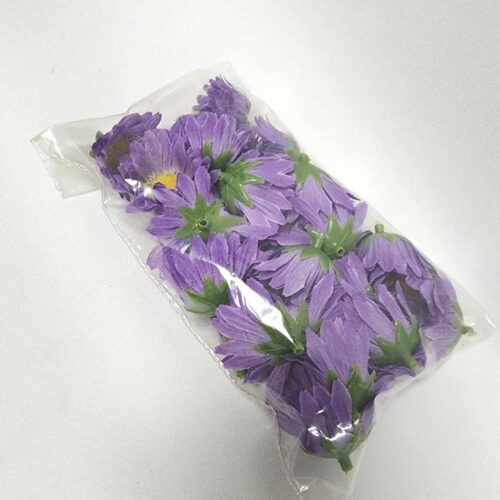 Small Daisy Heads (bag) Purple