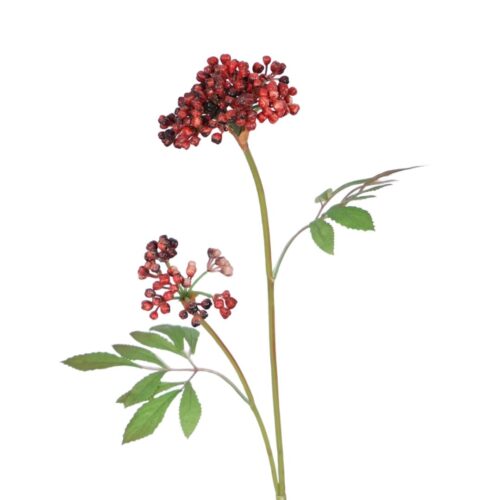 Artificial Berry Clusters Red 54cm