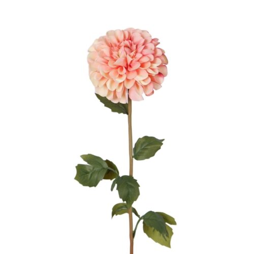 Artificial Dahlia Jomanda Creamy Peach 57cm