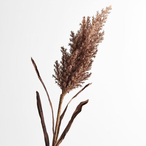 Artificial Grass Plume Chocolate 83cm