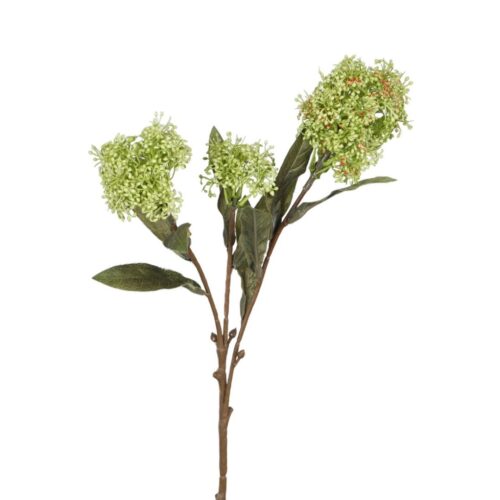 Artificial Skimmia Bloom Green 59cm
