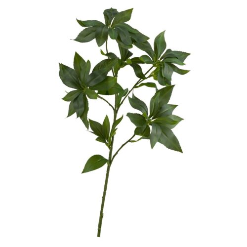 Artificial Cassava Leaf Green 80cm