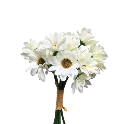 Artificial Daisy Bunch White 33cm