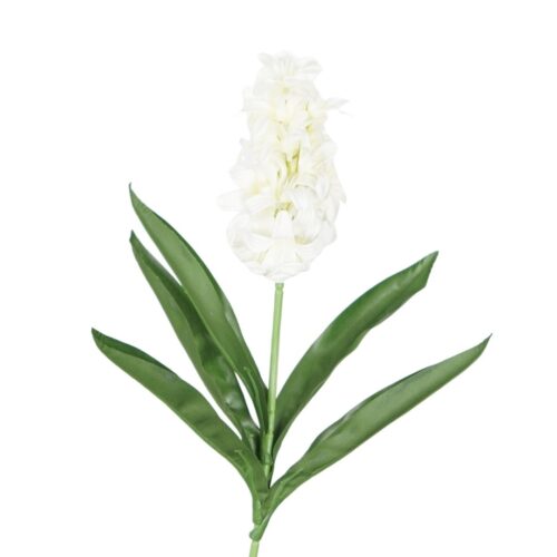 Artificial Hyacinthus White 42cm