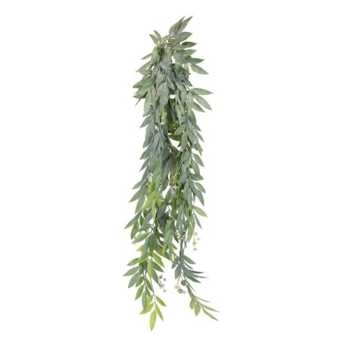 Artificial Dusty Ruscus Hanging Bush 91cm