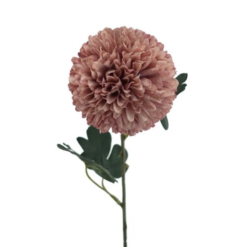 Artificial Disbud Flower Pink 56cm