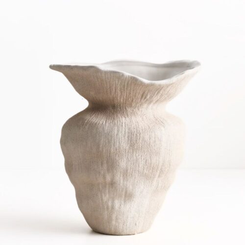 Vase Lexa Ivory Wave 28cm