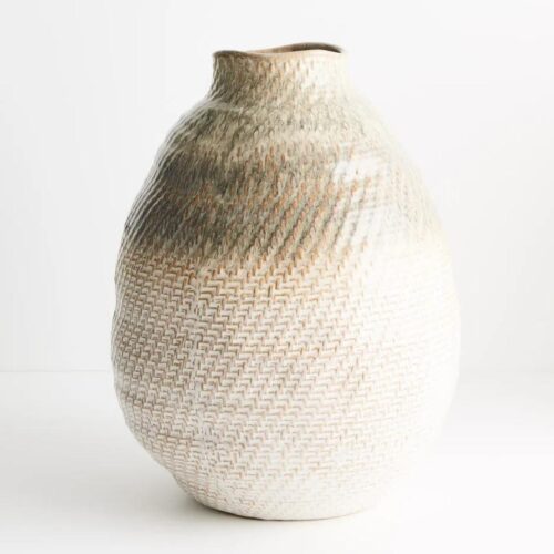 Vase Weaver Natural 46cm