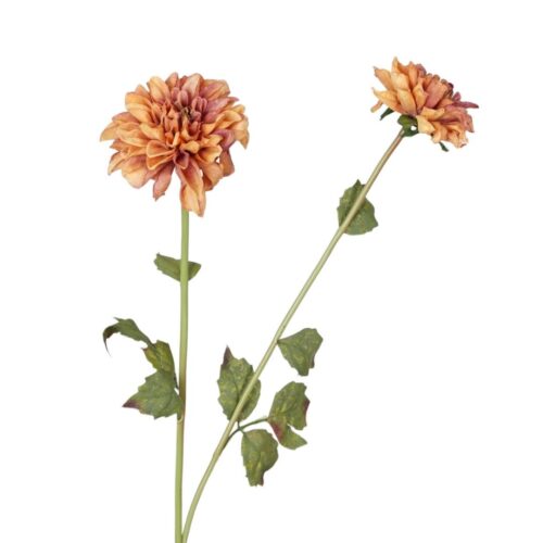 Artificial Dahlia Duke Sunset Orange 61cm