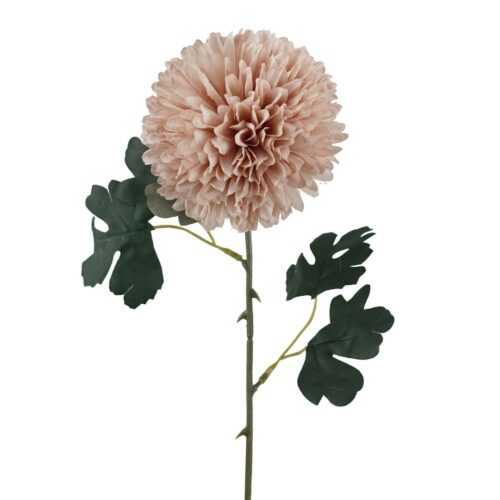 Artificial Disbud Flower Lighter Pink 56cm