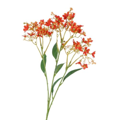 Artificial Primrose Spray Orange 70cm
