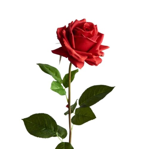 Artificial Rose Anna Red 75cm
