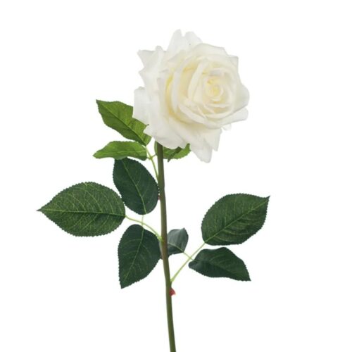 Artificial Rose Anna White 75cm